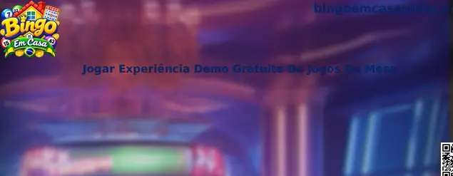 Jogar Experiência Demo Gratuita De Jogos De Mesa - Bingo Em Casa