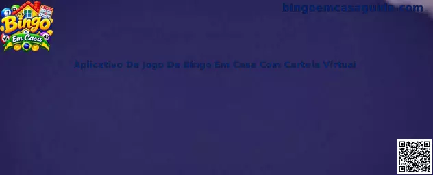 Aplicativo De Jogo De Bingo Em Casa Com Cartela Virtual